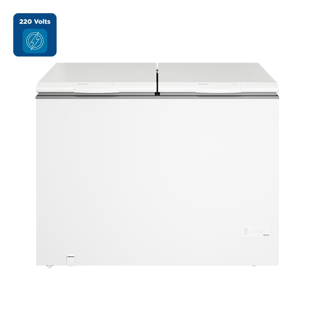 Freezer Horizontal Consul 410 Litros 2 Portas Branco CHB42MB - 220 Volts